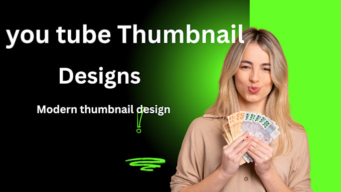 create unique, engaging and high quality youtube thumbnails
