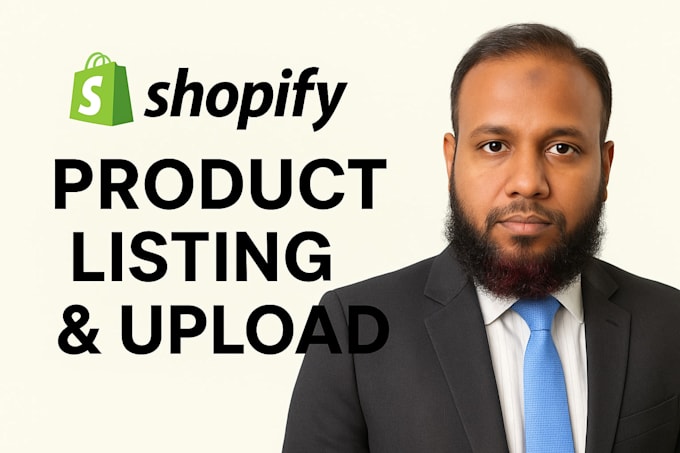 do shopify product listing and product upload