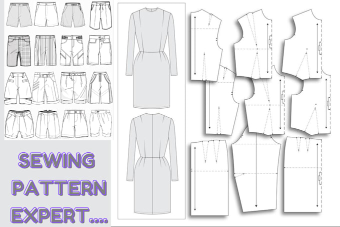 Make professional sewing patterns and grading in pdf and dxf for any ...