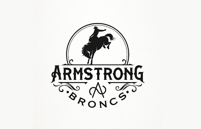design looking famous rodeo world logo