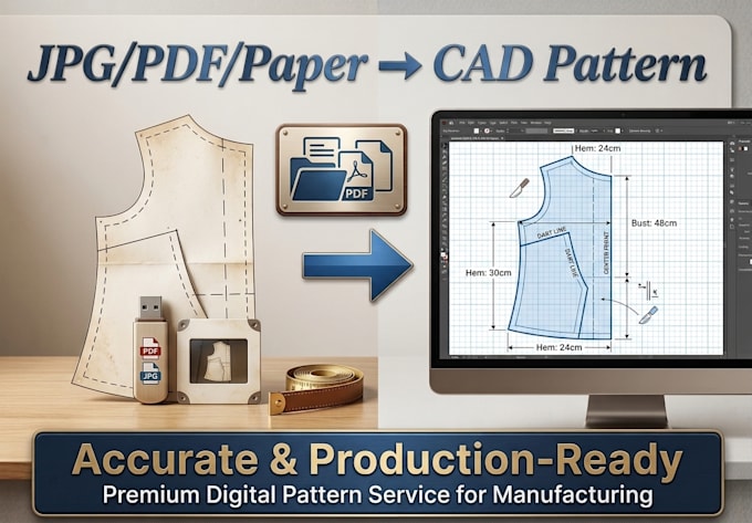 convert jpg PDF to dxf, ai, svg, mdl,hpgl with accurate pattern