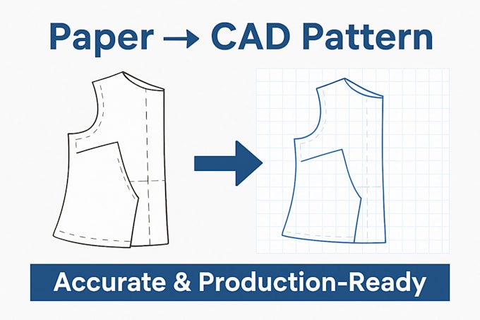 digitize your paper pattern into cad format dxf lectra hpgl plt tuka amaa mdl