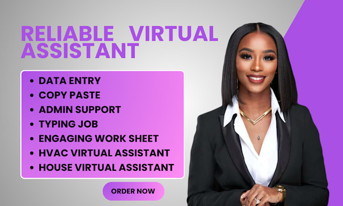 virtual assistant for hvac and house service administrative and creative support