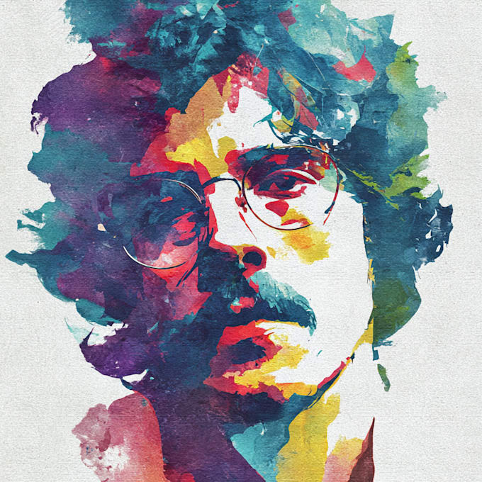 draw a pop art portrait for you