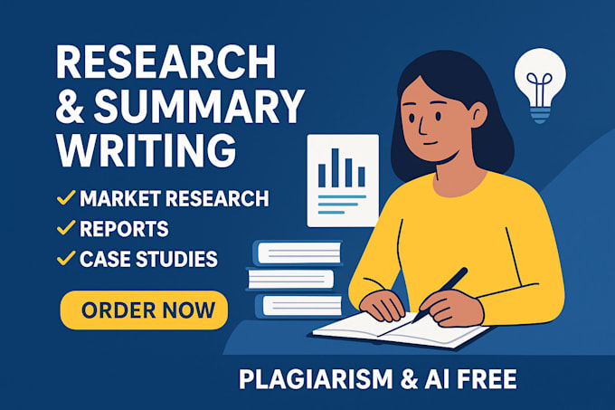 research and summarize any topic into a clear, concise report