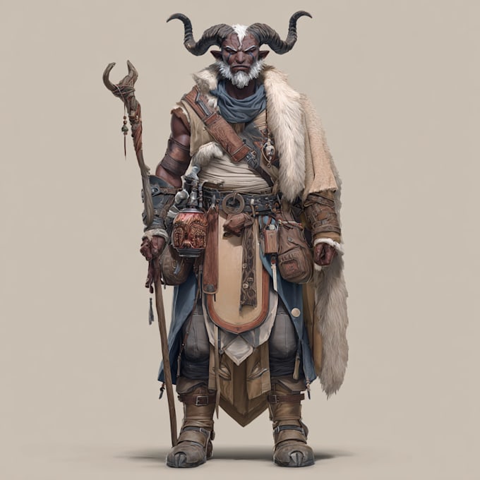 draw your custom dnd character illustration