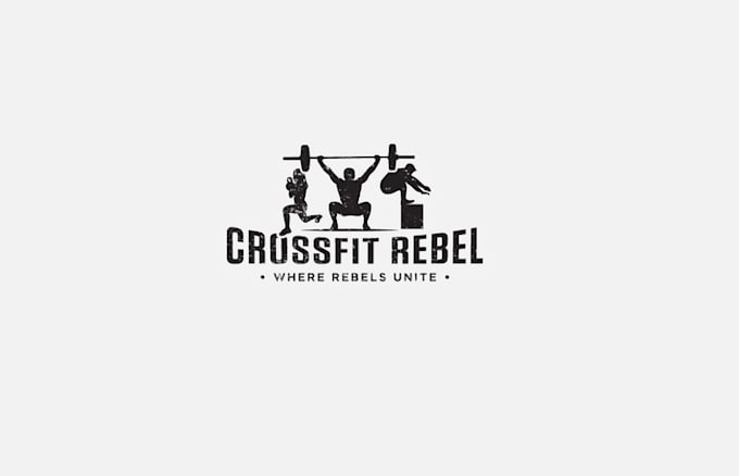 design powerful cross fit logo