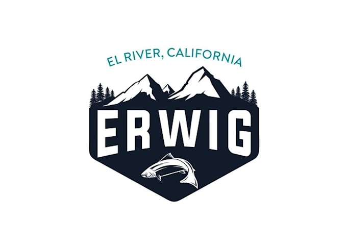 design amazing super redwood forest logo