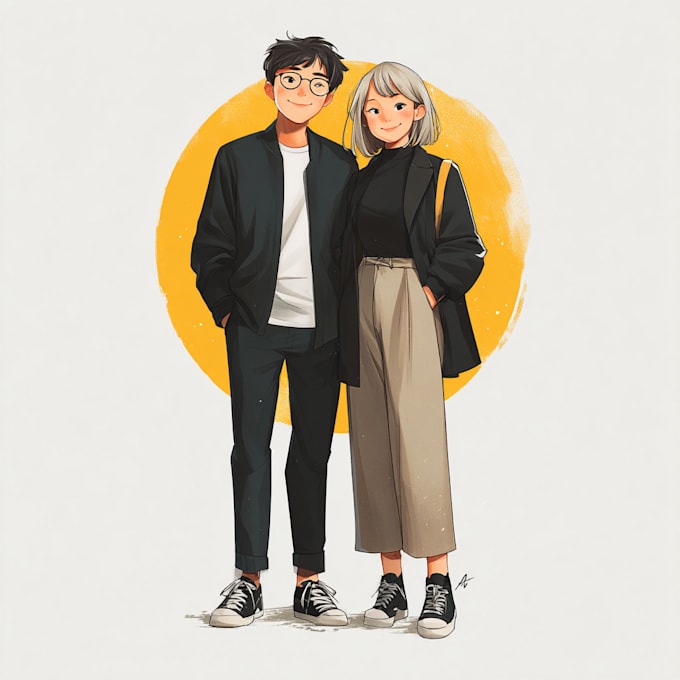 create a beautiful couple portrait