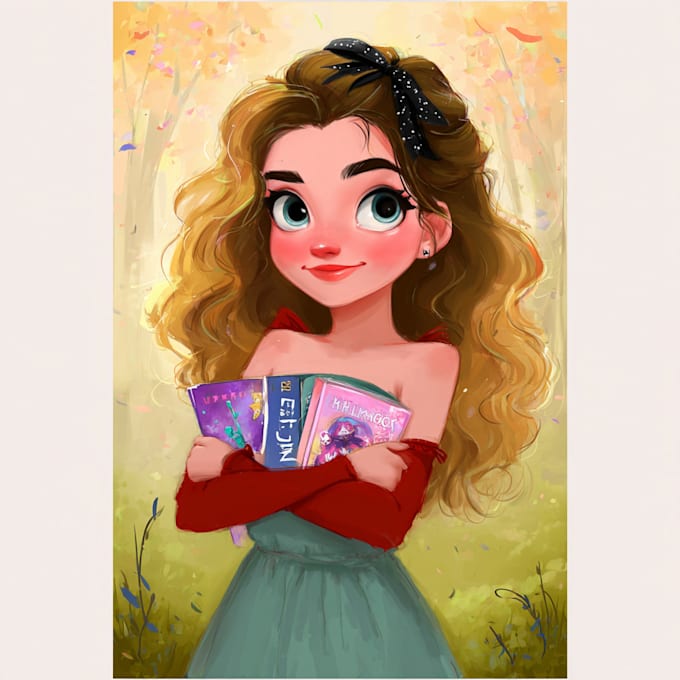 paint your portrait in disney style