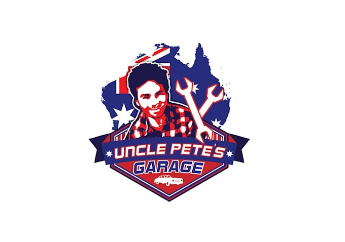 design wonderful uncle petes garage logo