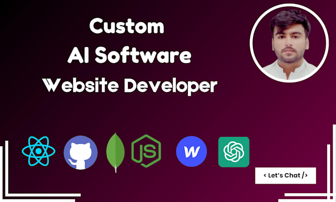 build ai saas, ai web app, ai software, full stack ai website