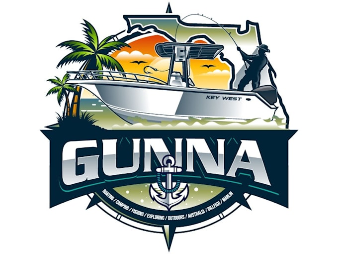design wonderful boat logo