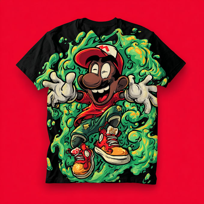 do amazing cartoon t shirt design for you