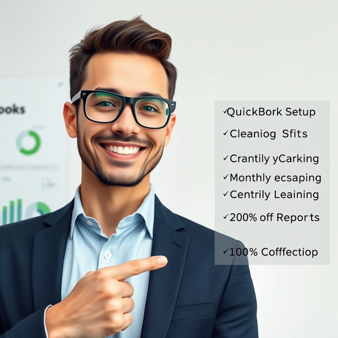 do professional quickbooks setup, cleanup, and bookkeeping in quickbooks online