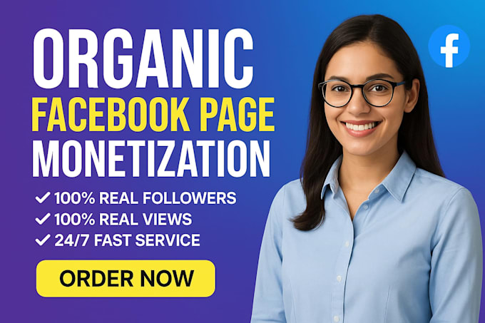 promote and organically monetize facebook page