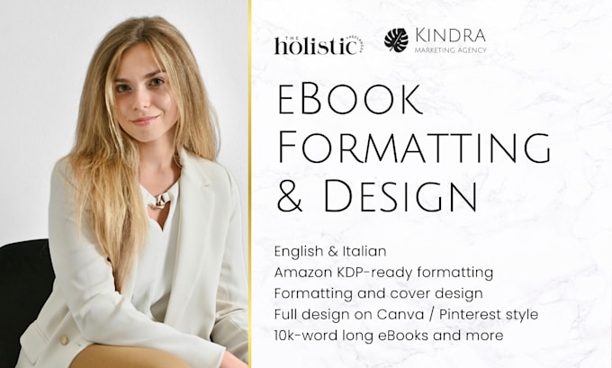 do ebook formatting or a professional ebook design