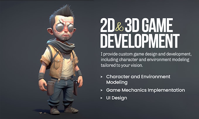 develop 3d games in unity