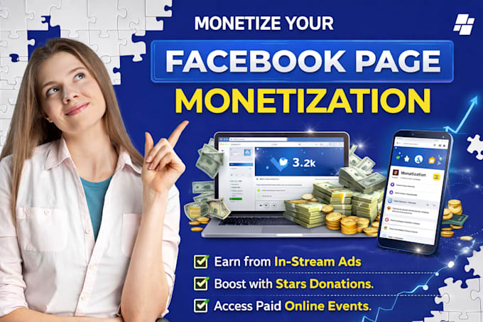 do facebook business page create and setup and page monetization