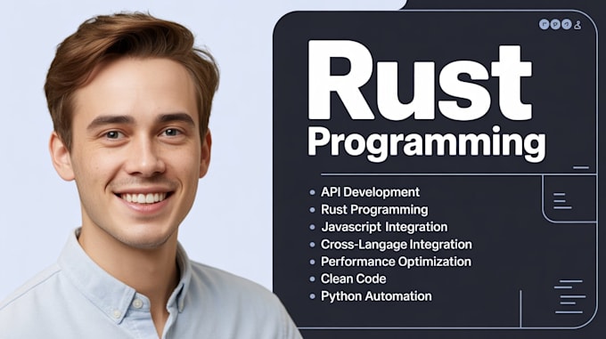 develop high performance programs in rust, c, python, and ai powered application