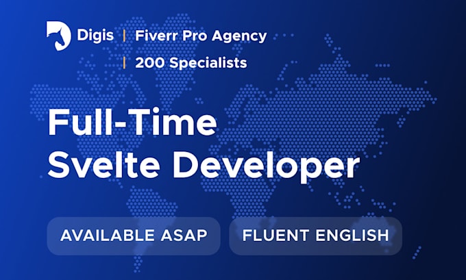 provide a full time svelte developer