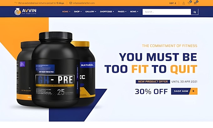 build private label supplement shopify store supplement website supplement store