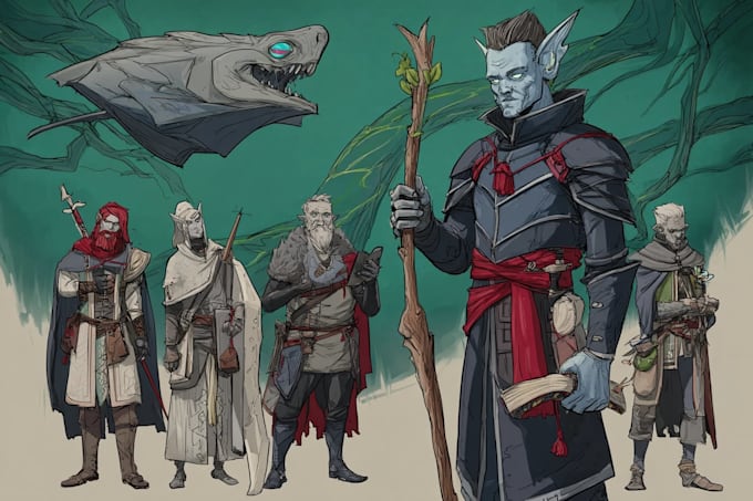 amazing dnd fantasy character art