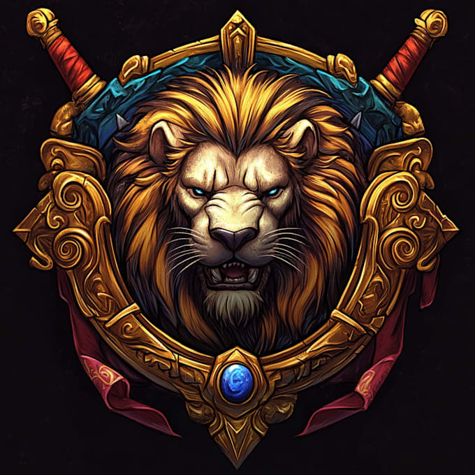 custom fantasy game logo