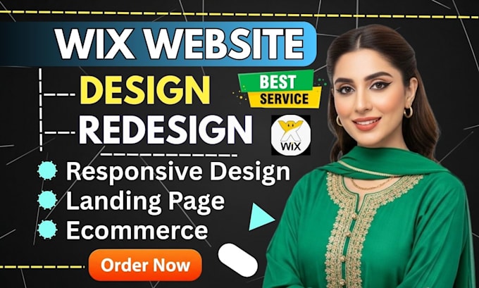 do fully professional wix website design, redesign