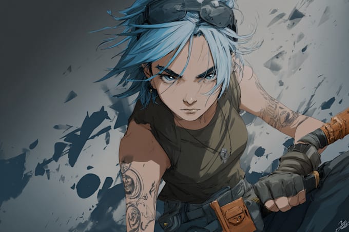 draw custom anime and manga characters