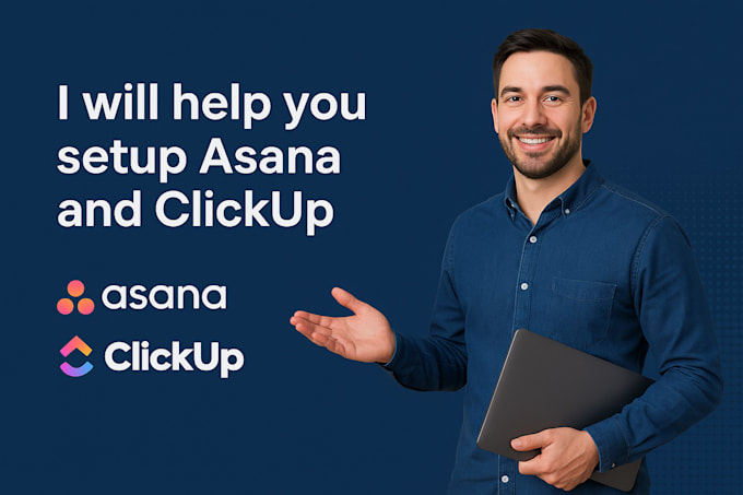 Setup and customize asana and clickup for project management by ...