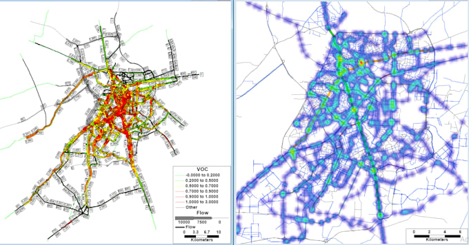 do travel demand modeling using visum and trancad
