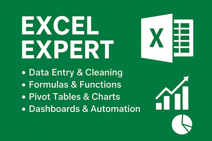 excel data entry, cleaning, and pivot table analysis professionally