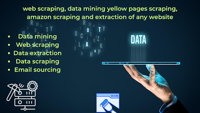 do any web scraping, web scraper, yellow pages scraping, amazon scraping