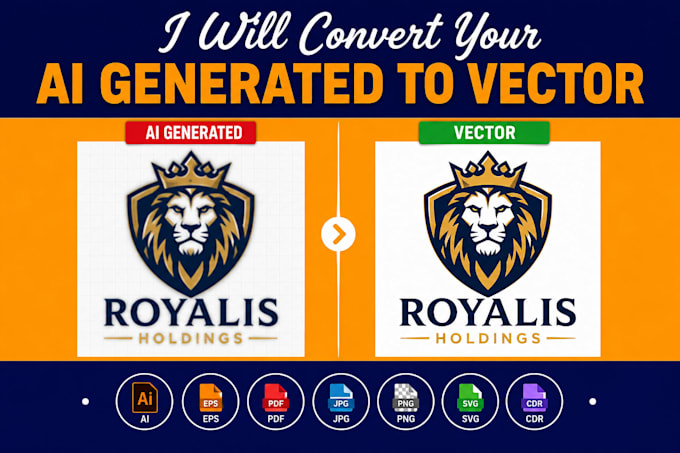 redraw logo into print ready vector file