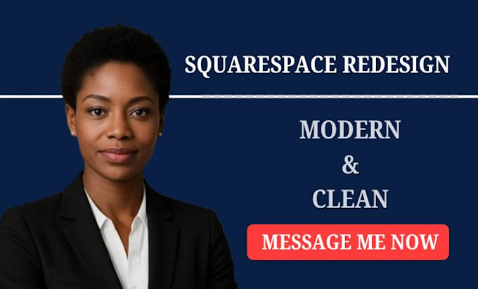 redesign your squarespace website to modern and responsive design