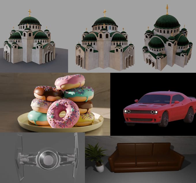Create realistic 3d models for your project by David3d_ | Fiverr