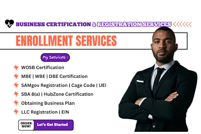 get mbe certification, 8a, wosb, hubzone, samgov, wbe, get uei, cage code