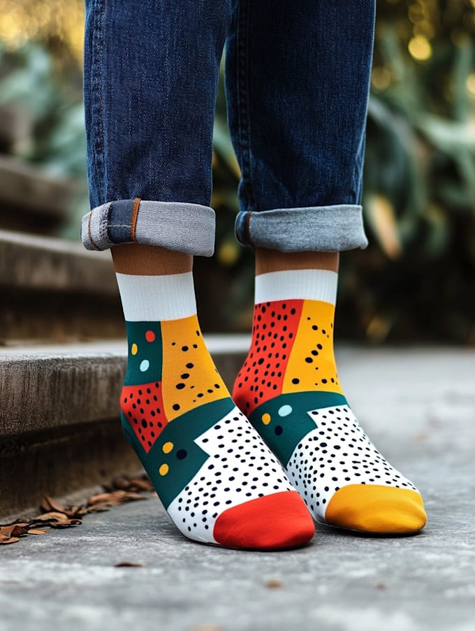 design custom and unique socks design