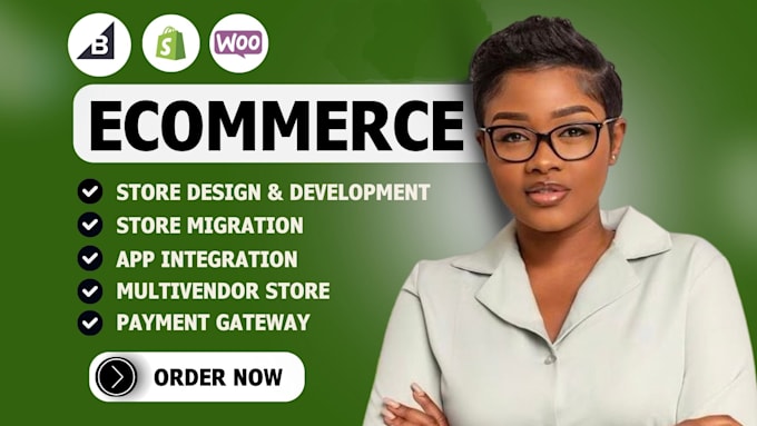 design bigcommerce online store woocommerce ecommerce website online shop