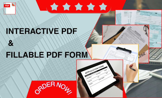 create and design interactive pdf and fillable pdf form