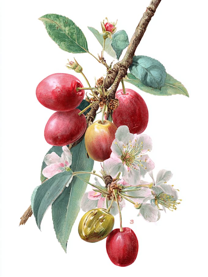 make botanical product illustration
