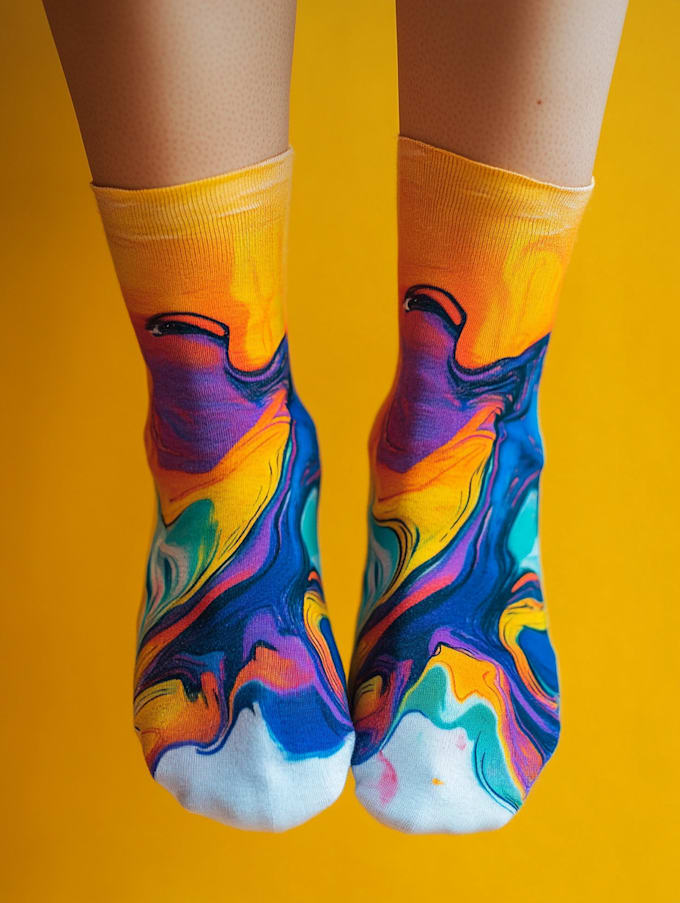 design custom and unique socks design