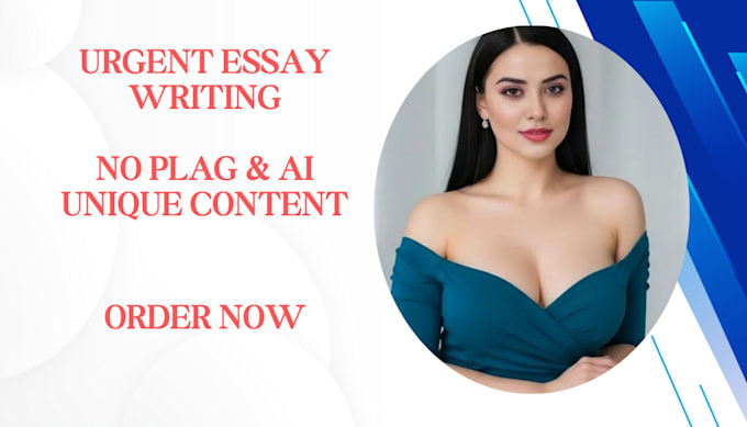 write an urgent essay as an essay writer