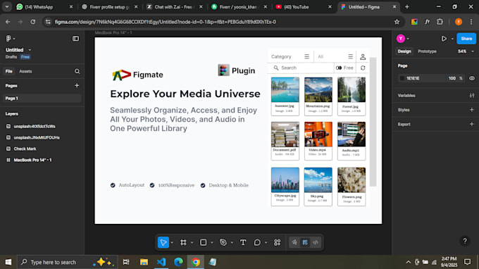 build a modern responsive frontend or angular web app