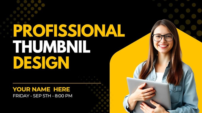 professional thumbnil design here