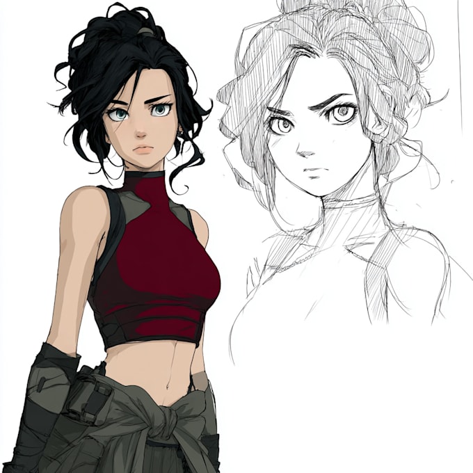 do an anime or comic character