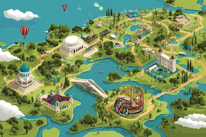 map illustration vector illustration vector map