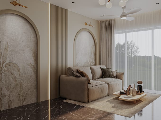 create hyper realistic 3d interior renders in 4k