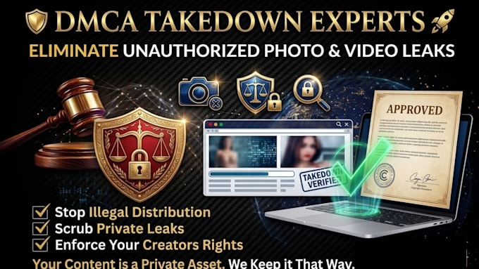 takedown leaked content from telegram, google, amazon, twitter,